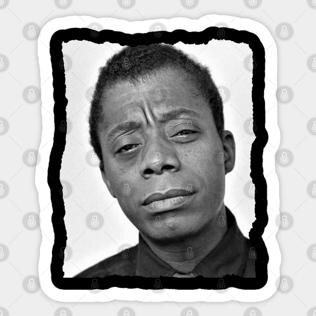 James Baldwin Sticker by UrbanLifeApparel